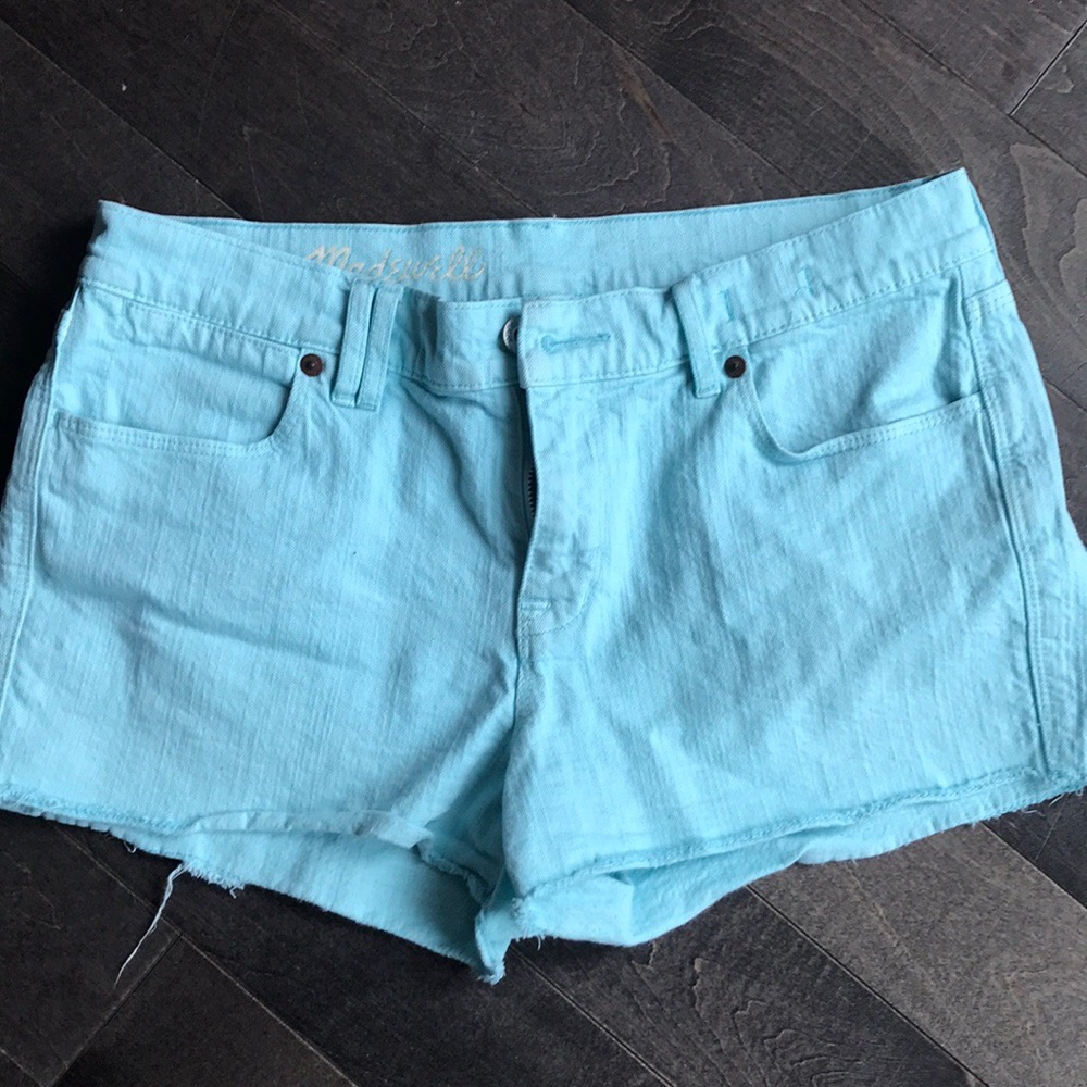 Madewell cutoff shorties
